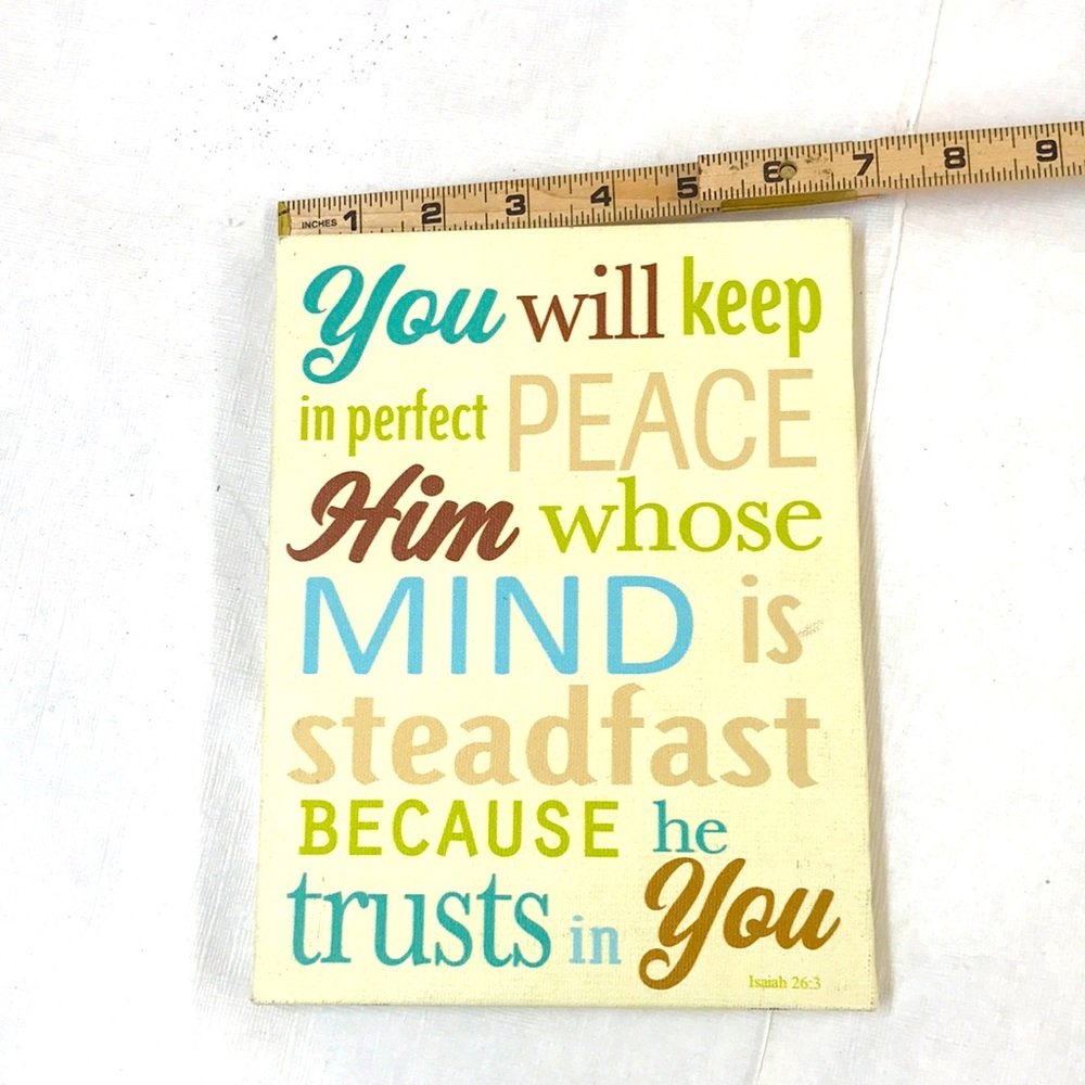 Isaiah 26:3 Sign
